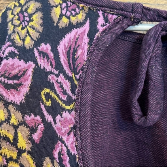 Free People No Ordinary Top Floral Jacquard Cropped Sweater - Picture 6 of 8